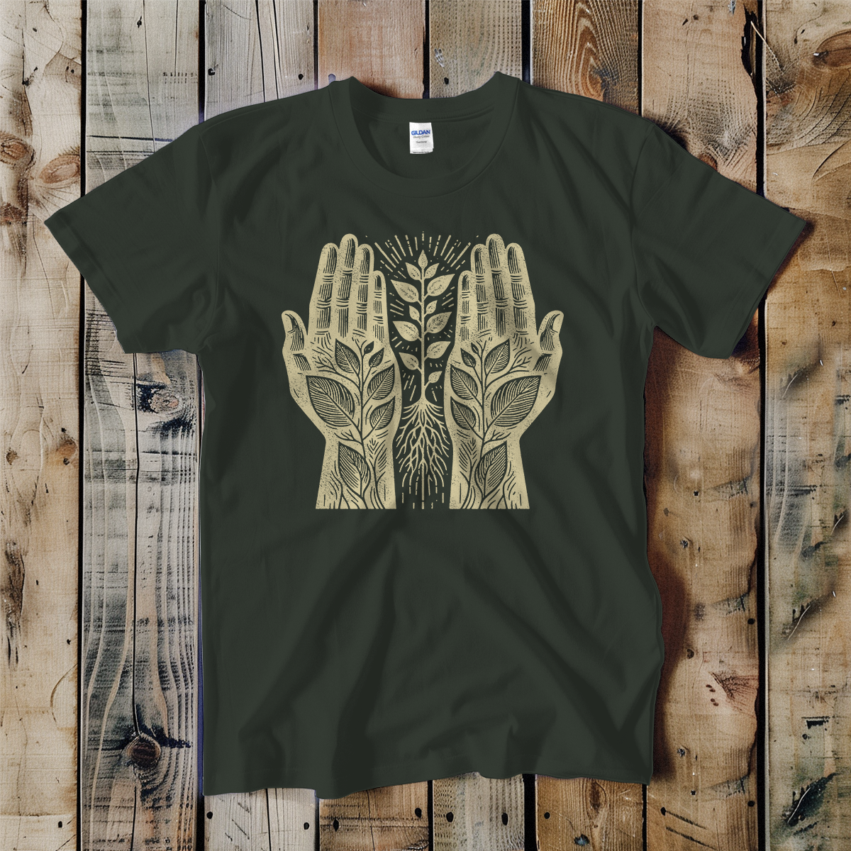 Boho Hands Unisex Tee: M