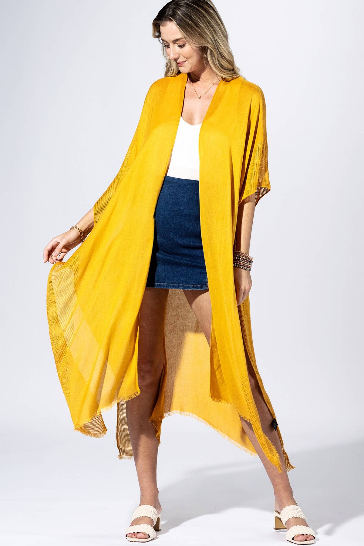 Golden Flow Kimono