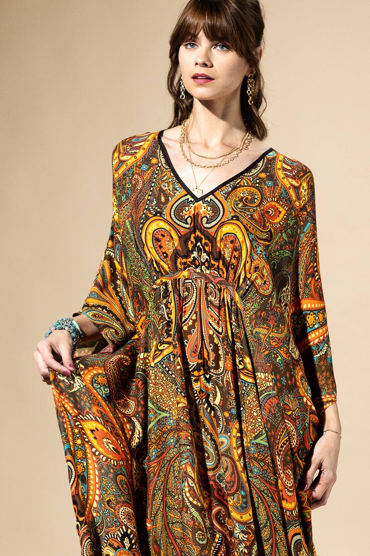 Marionette Paisley Maxi Dress