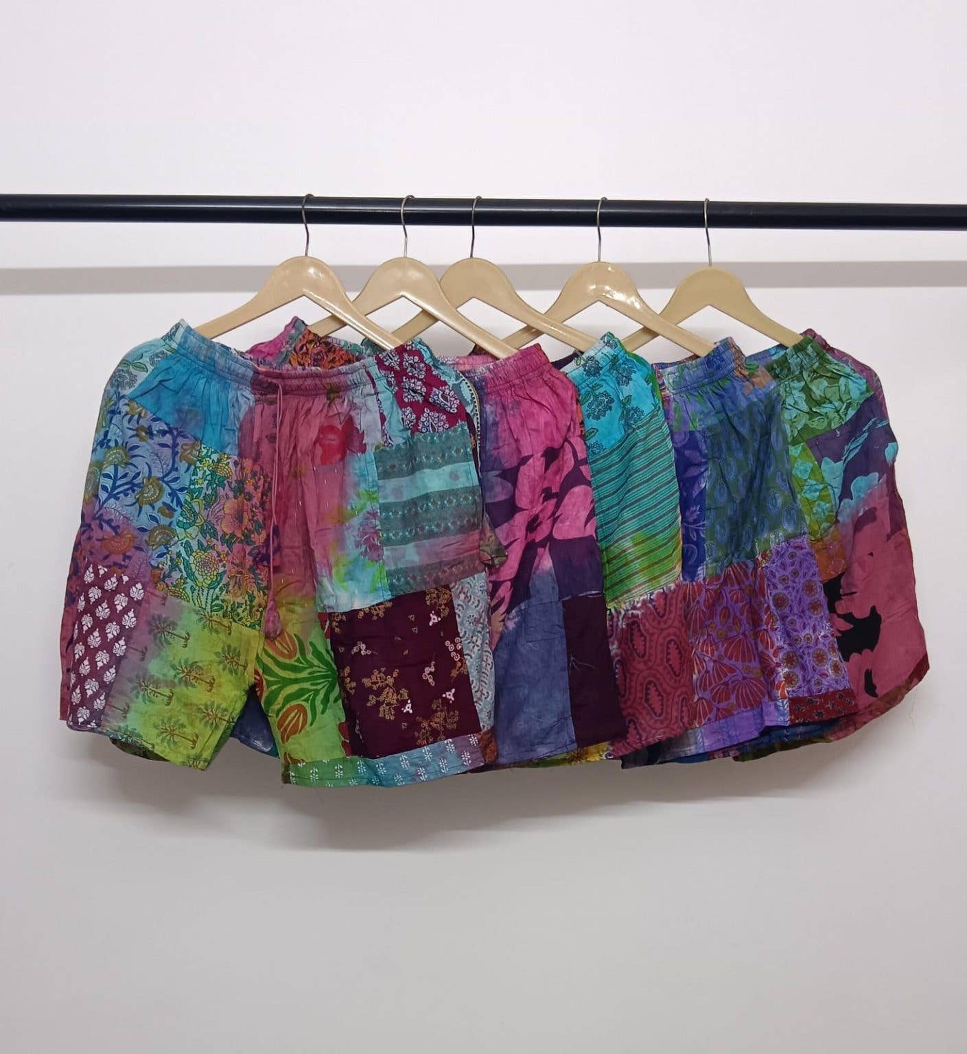 Women Vintage Cotton Patch Pocket Shorts Pant Wholesale Lot