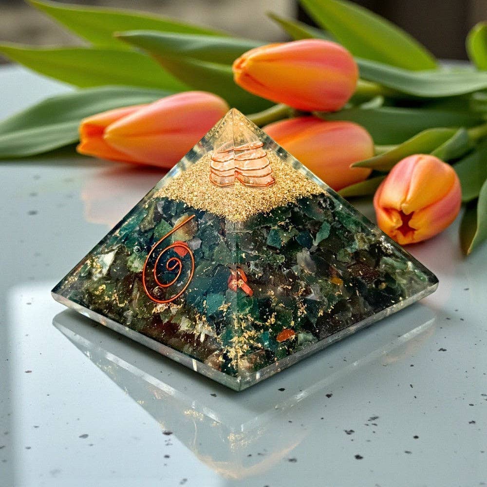 Orgonite Pyramid - Bloodstone