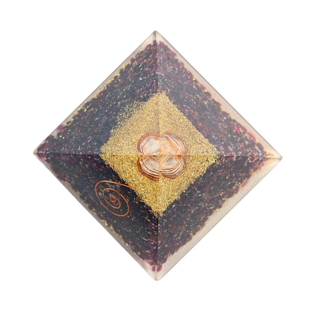 Orgonite Pyramid - Garnet