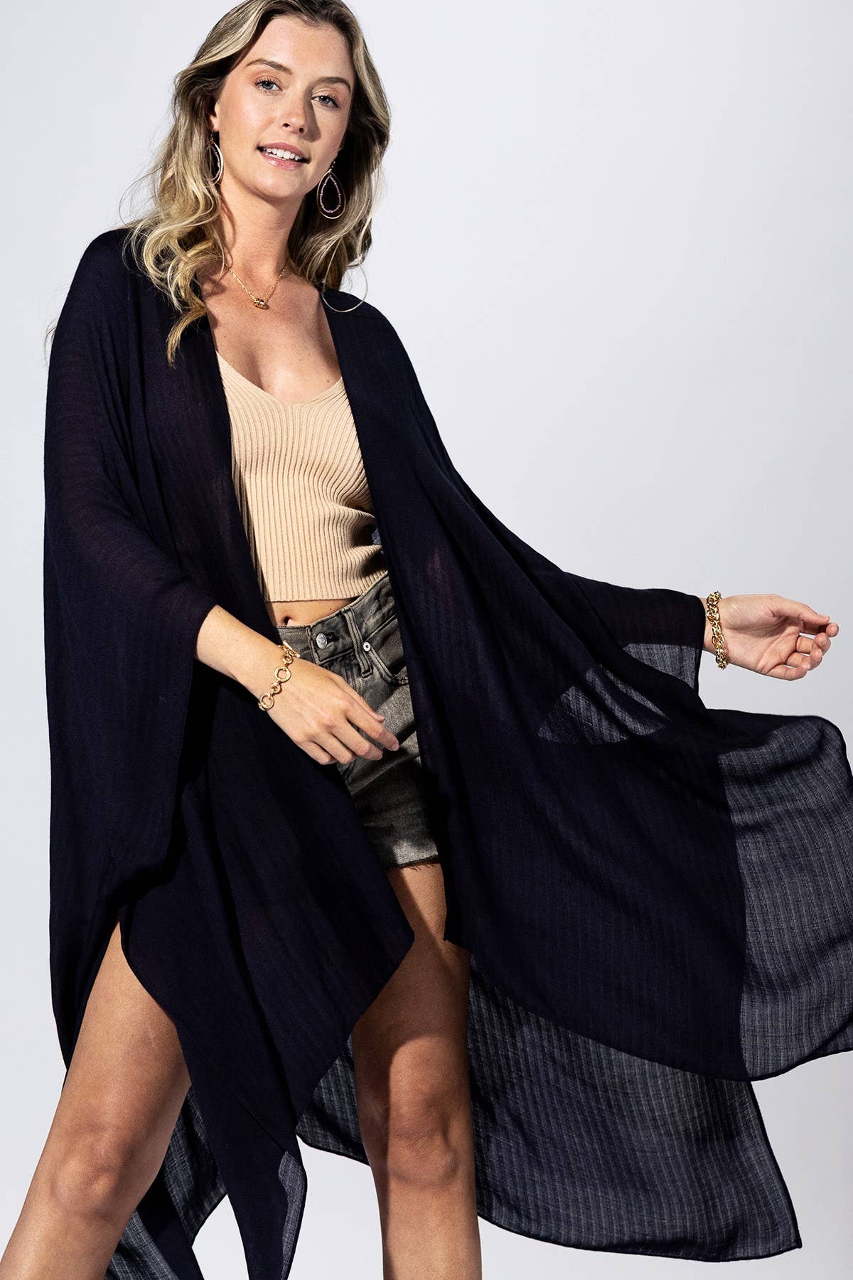Berry Blue Kimono