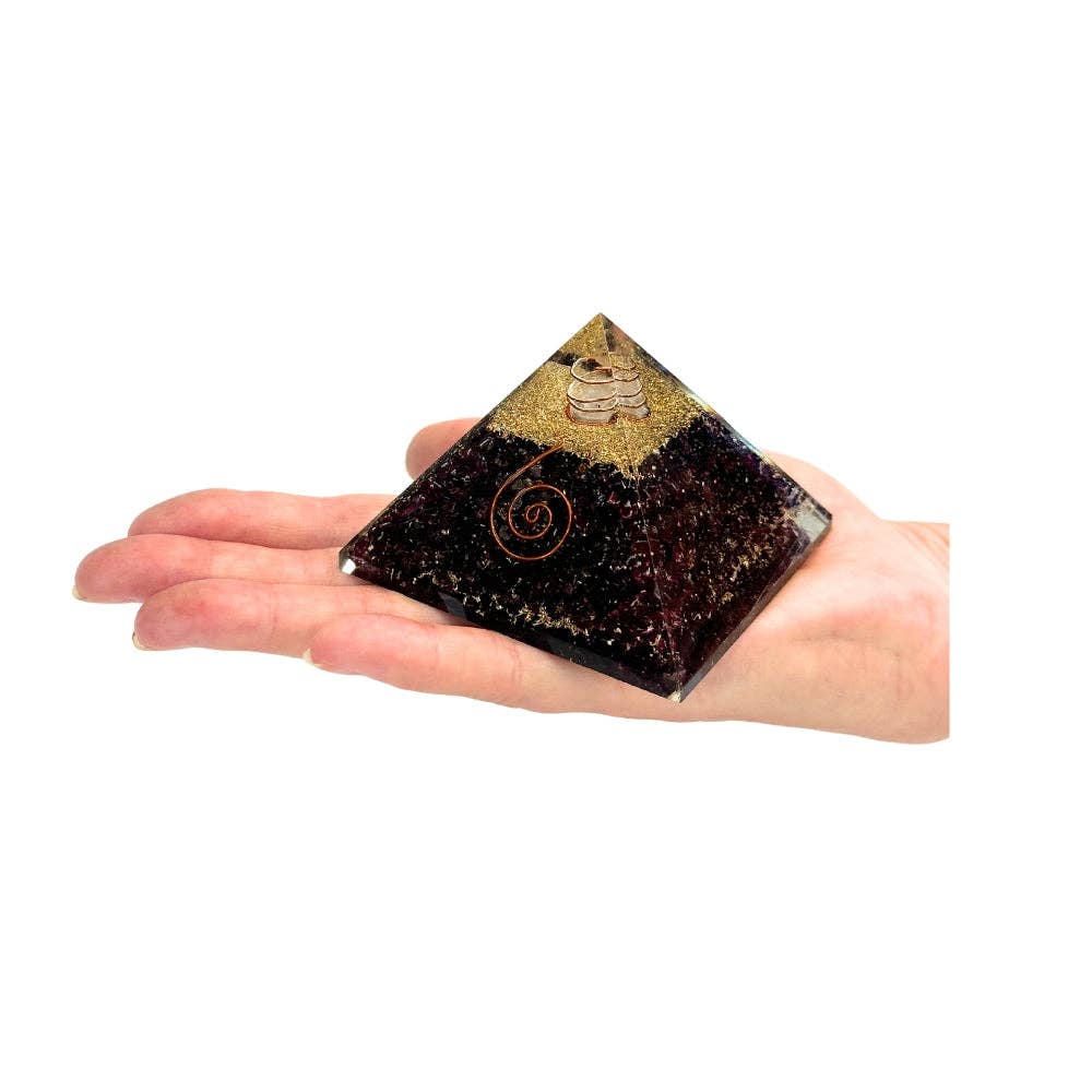 Orgonite Pyramid - Garnet
