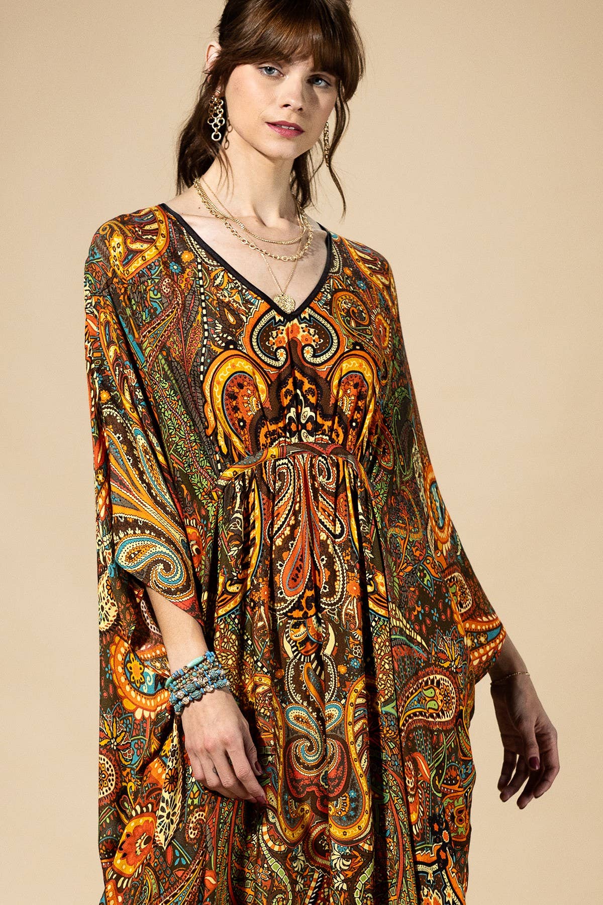 Marionette Paisley Maxi Dress