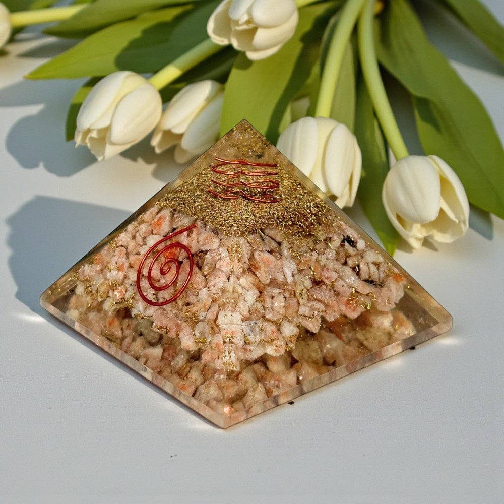 Orgonite Pyramid - Sunstone
