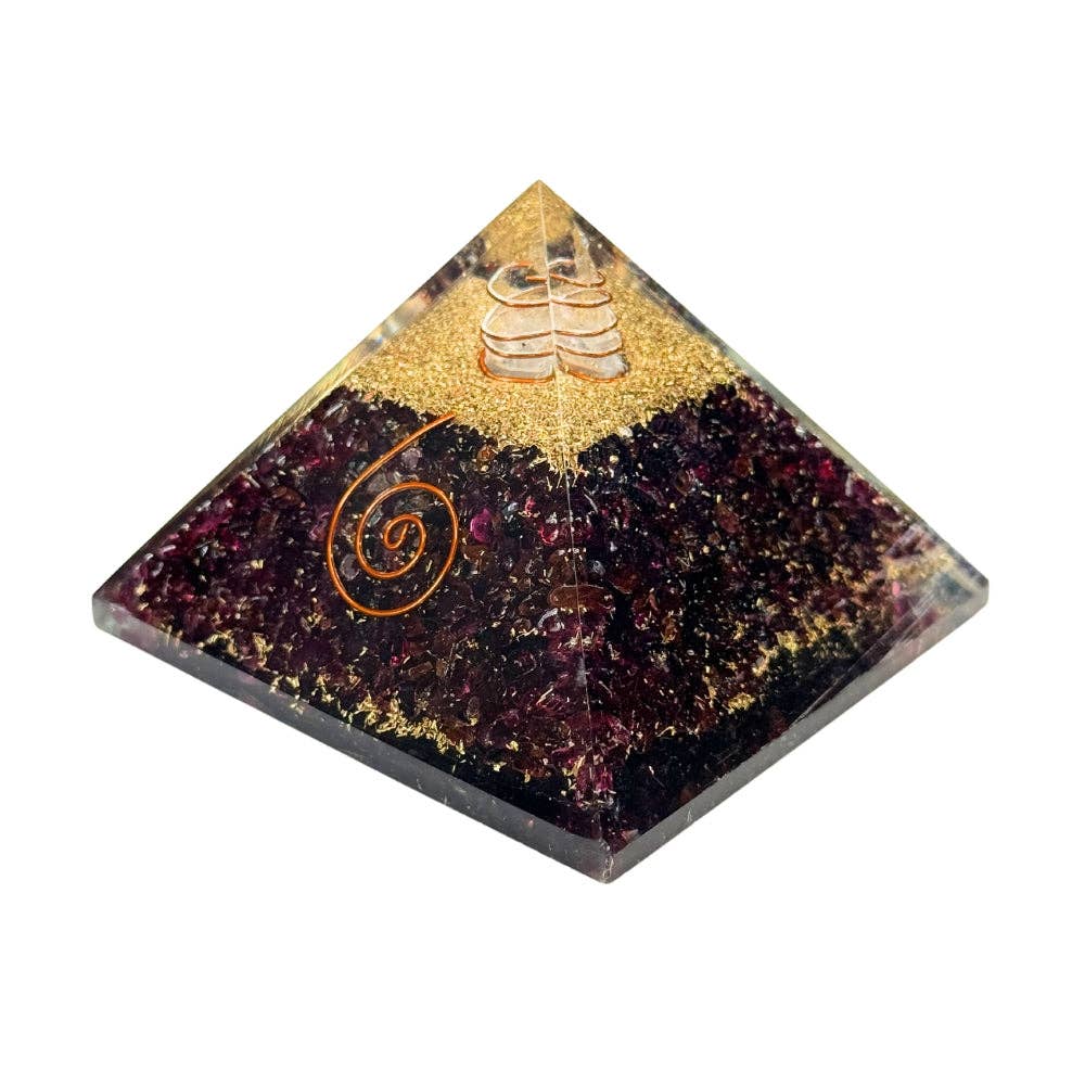 Orgonite Pyramid - Garnet