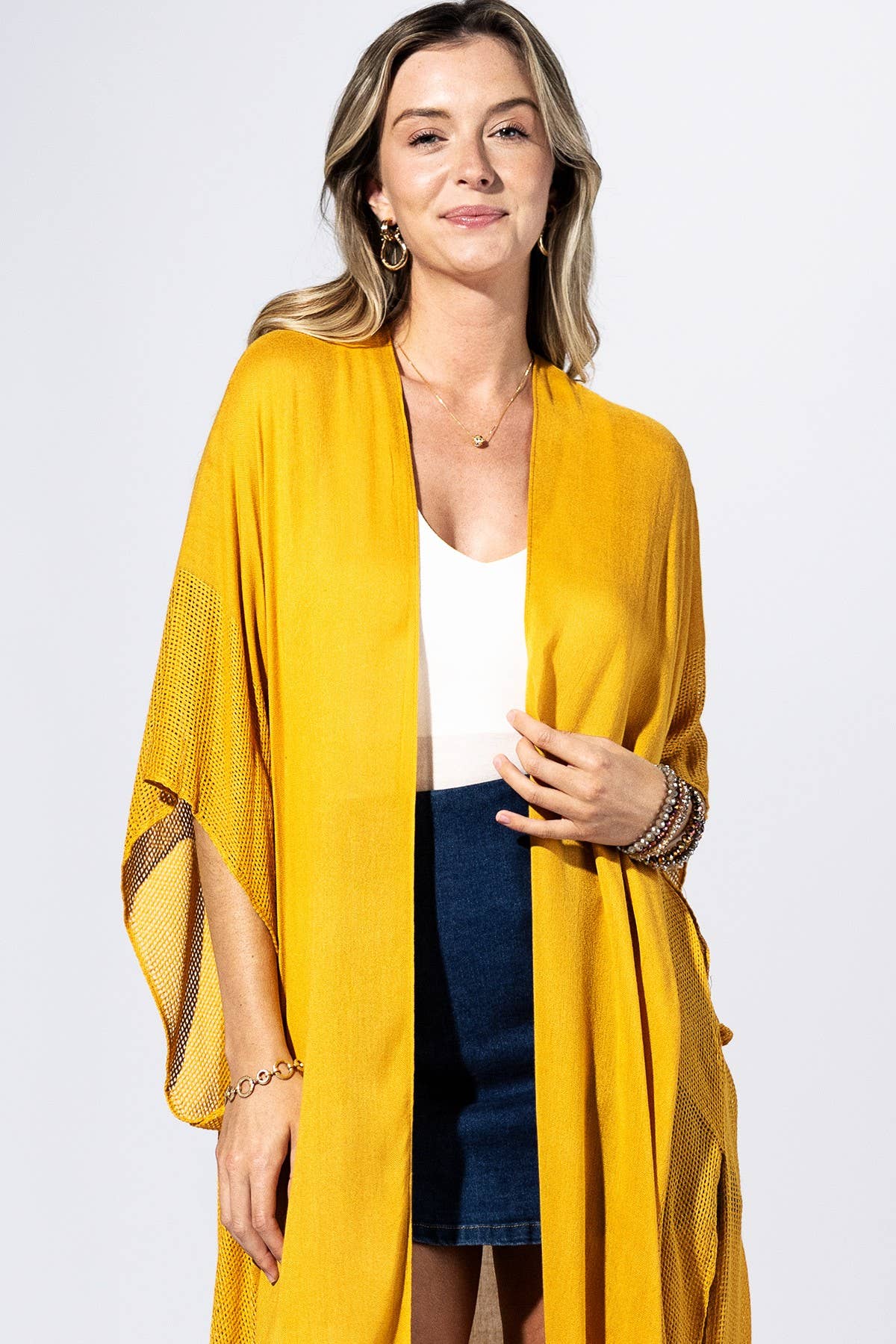 Golden Flow Kimono