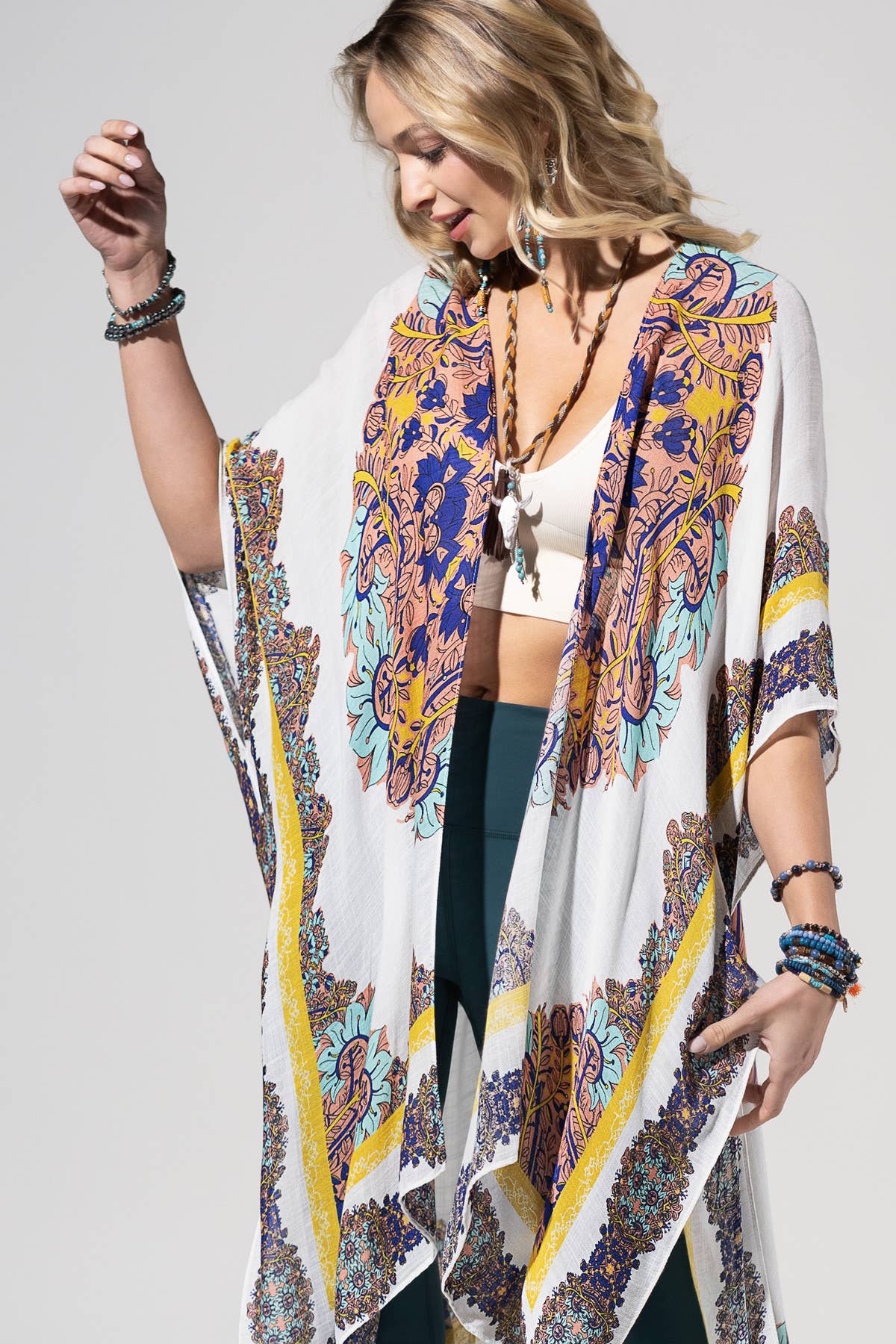 Sunburst Mandala Kimono