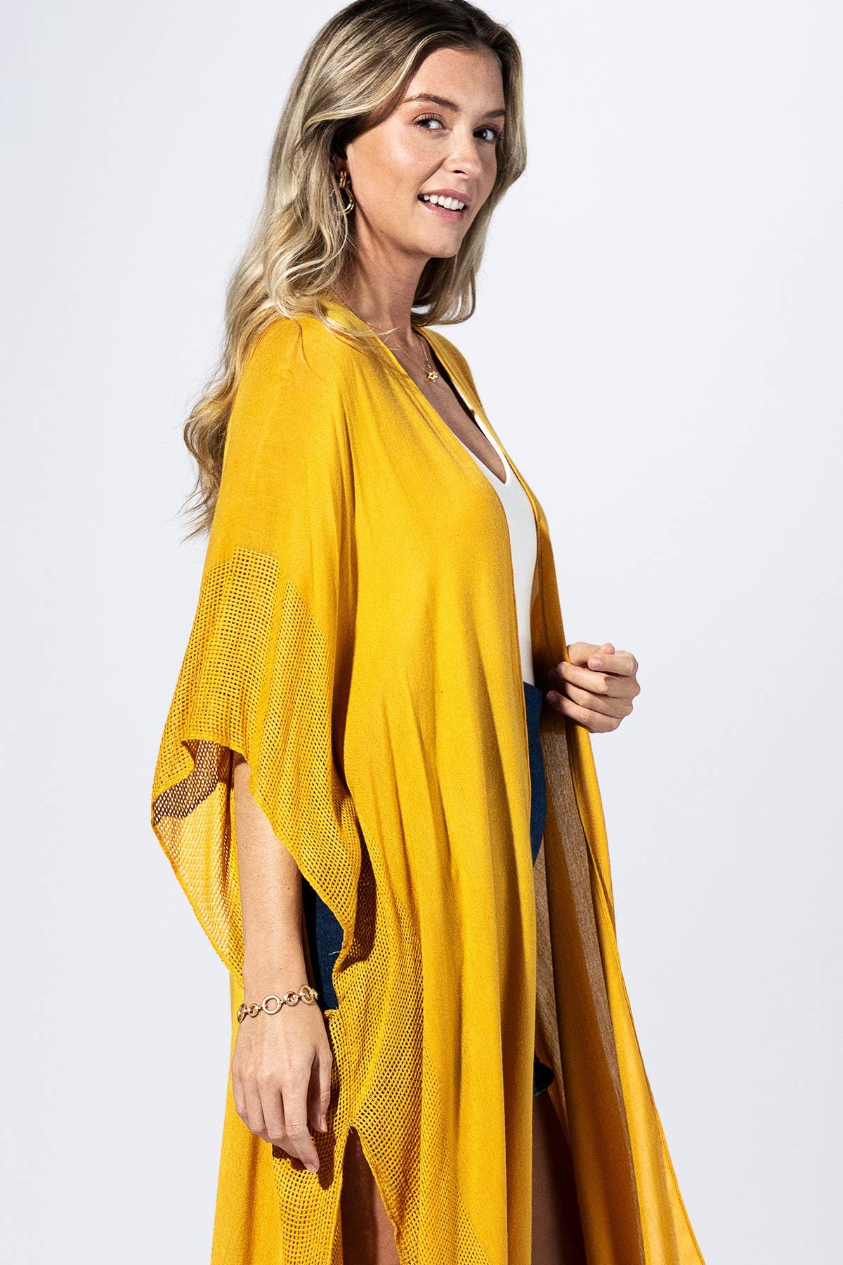 Golden Flow Kimono