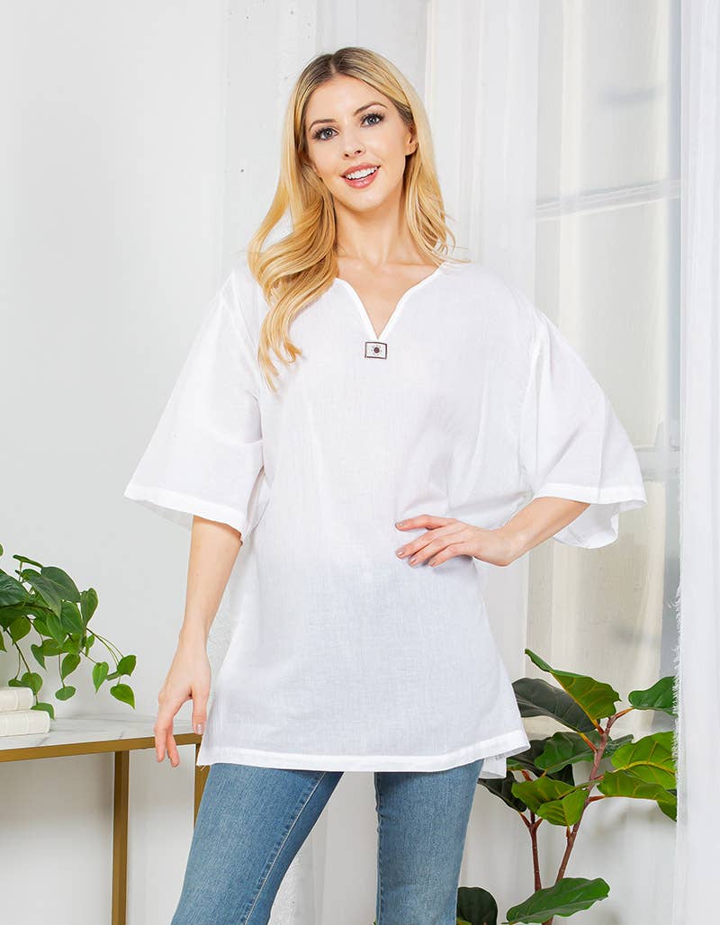 Unisex Cotton 3/4 Sleeve