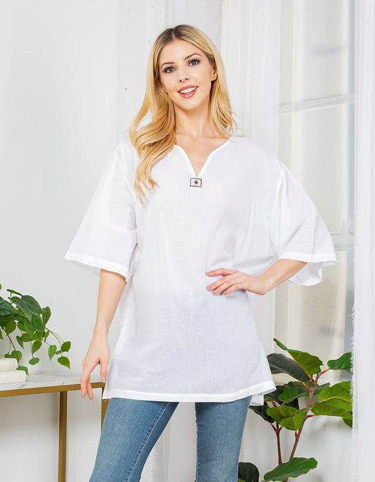 Unisex Cotton 3/4 Sleeve