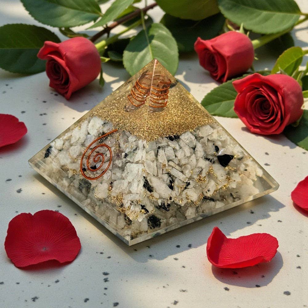 Orgonite Pyramid - Moonstone