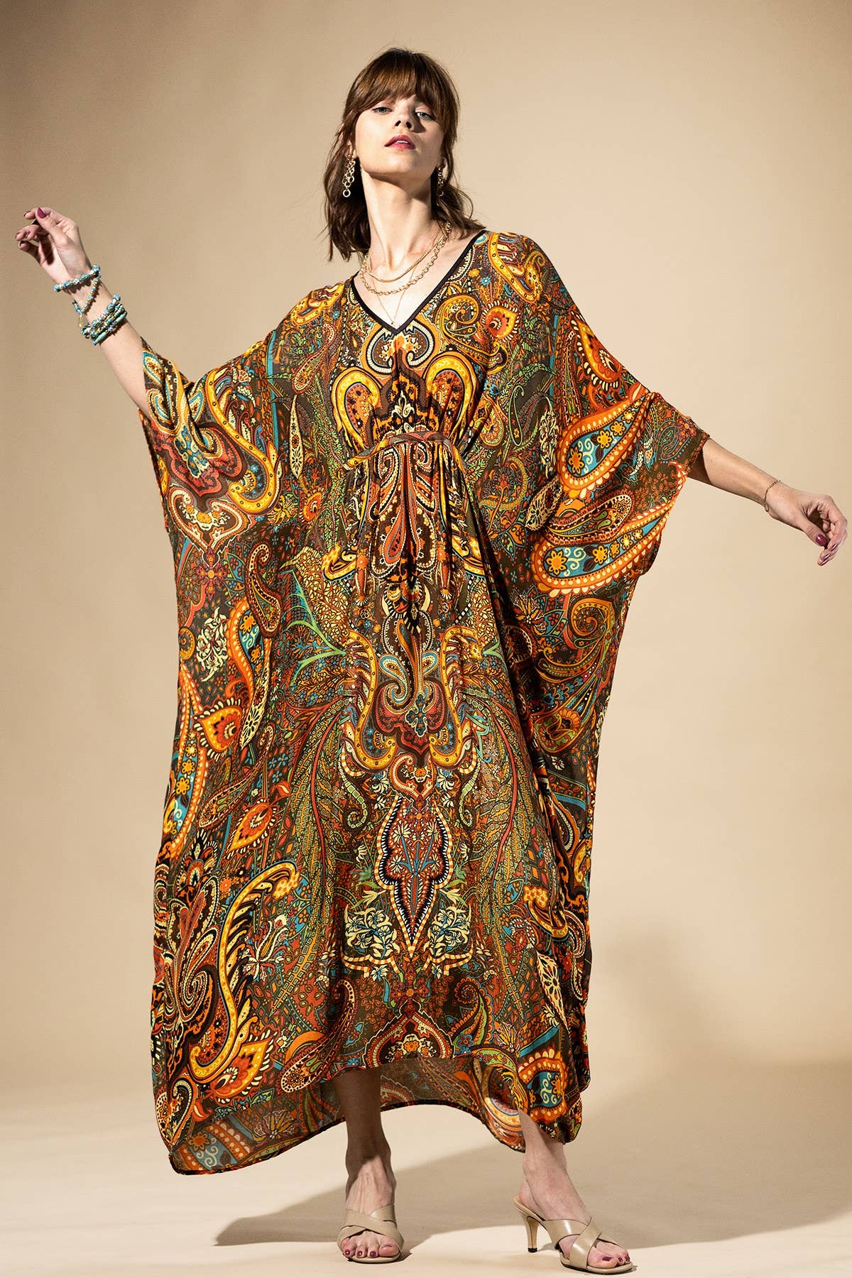 Marionette Paisley Maxi Dress
