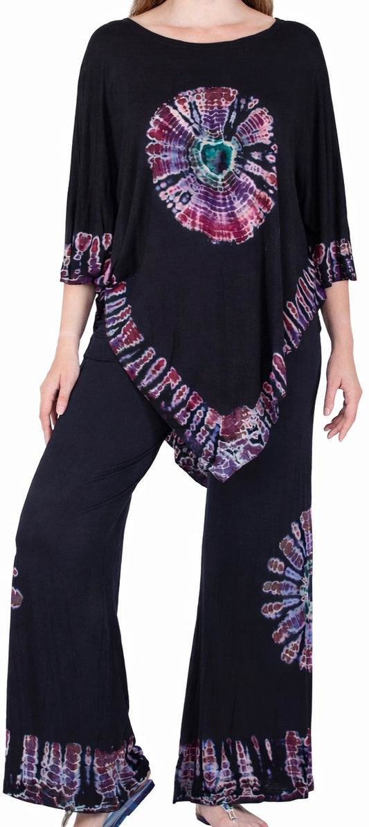 Boho Tie Dye Two Piece Set