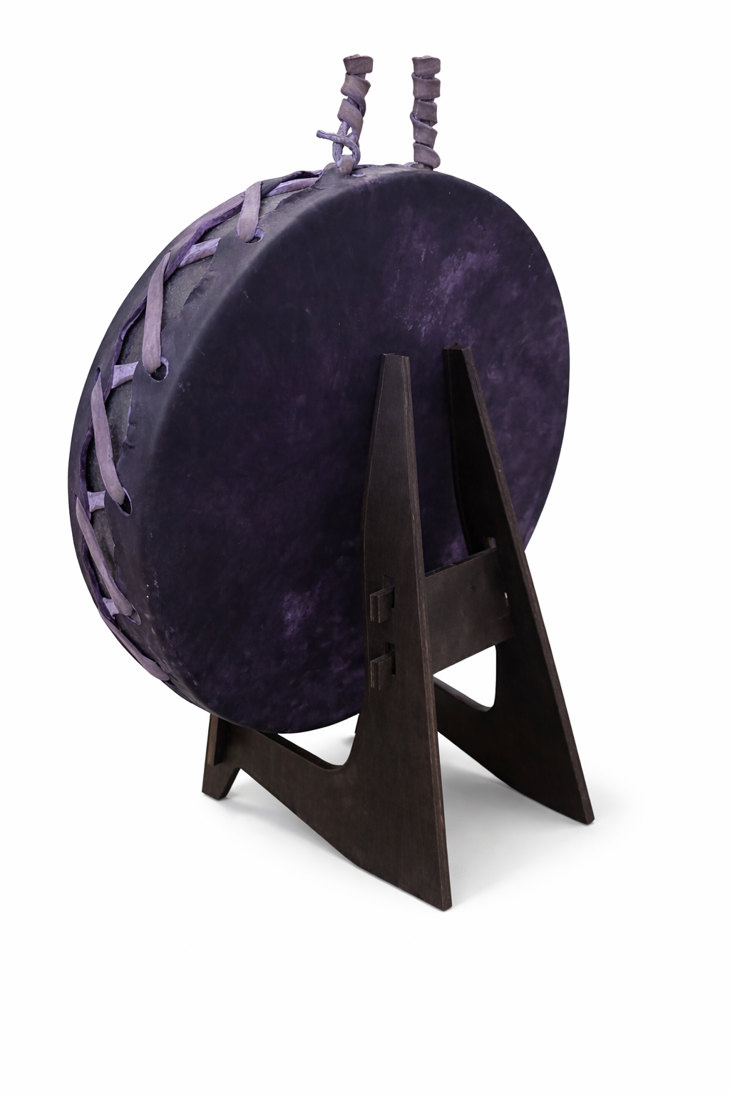 Purple Shamanic Drum – 18” Double Sided (4.5” Deep)