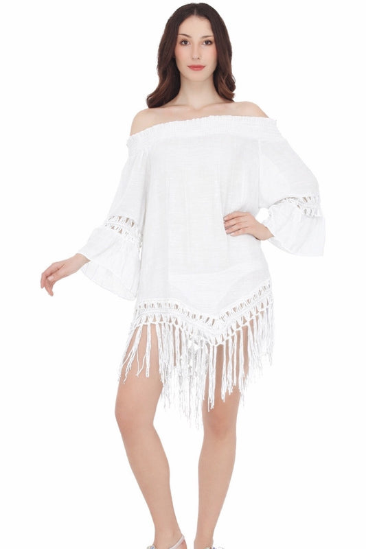 Crochet Fringe Cover-Up