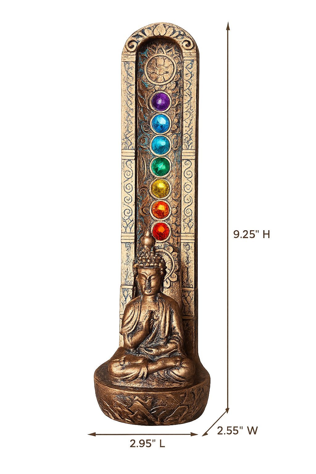 7 Chakra Buddha Incense Holder
