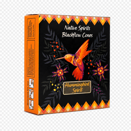 Native Spirits Blackflow Cones – Hummingbird Spirit