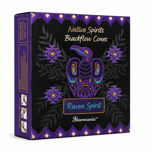 Native Spirits Backflow Cones – Raven Spirit