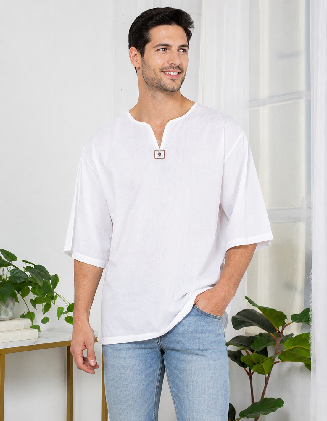 Unisex Cotton 3/4 Sleeve