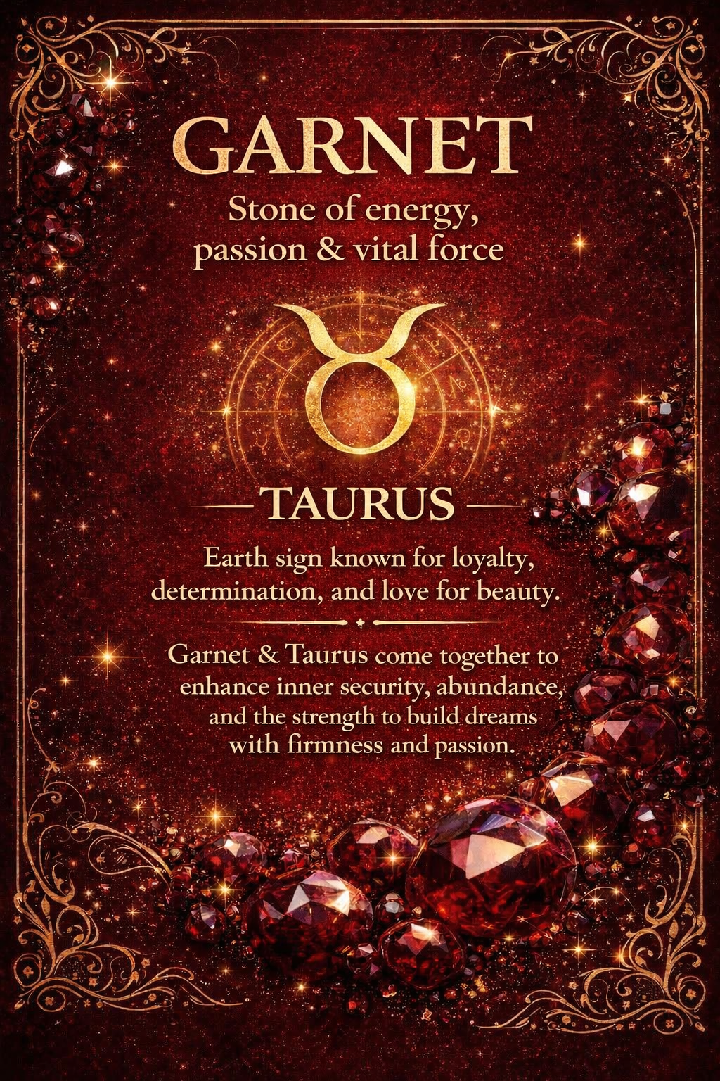 Garnet Bracelet  ✨