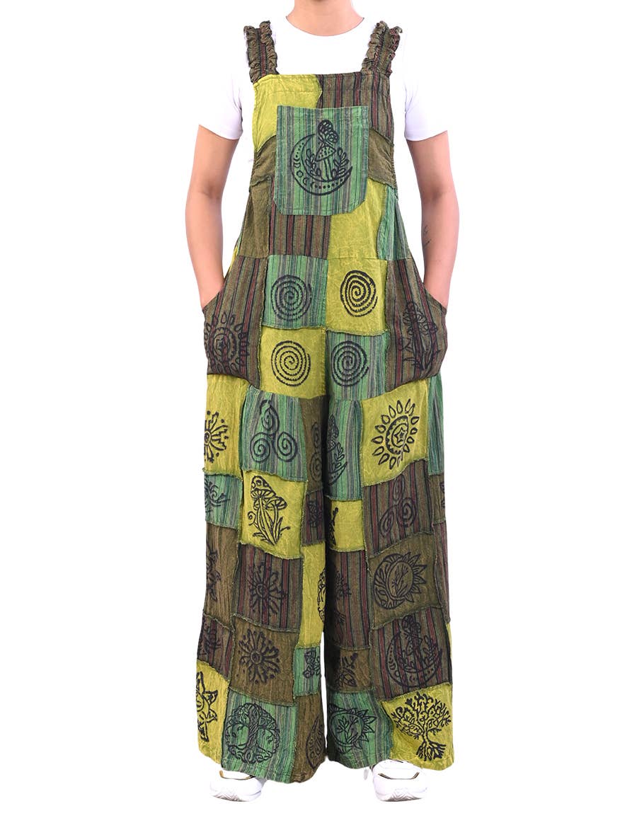 Celestial Patchwork Overall