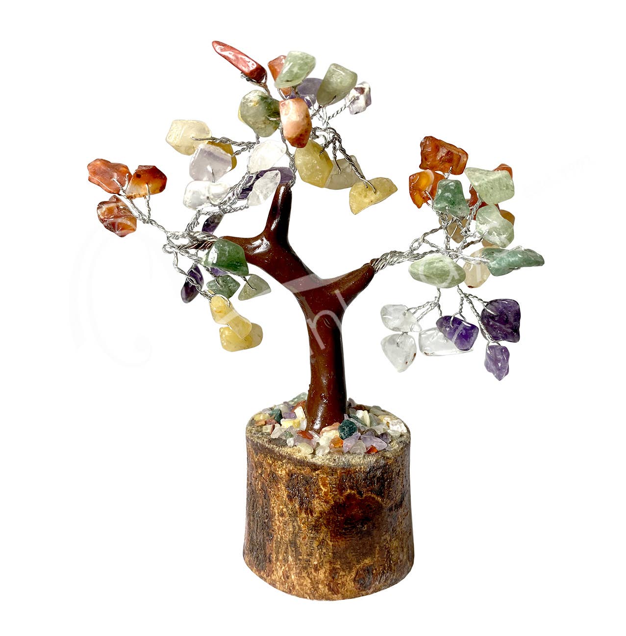 Mixed Gemstone Crystal Tree – Handmade Energy Décor 4.5”-5”