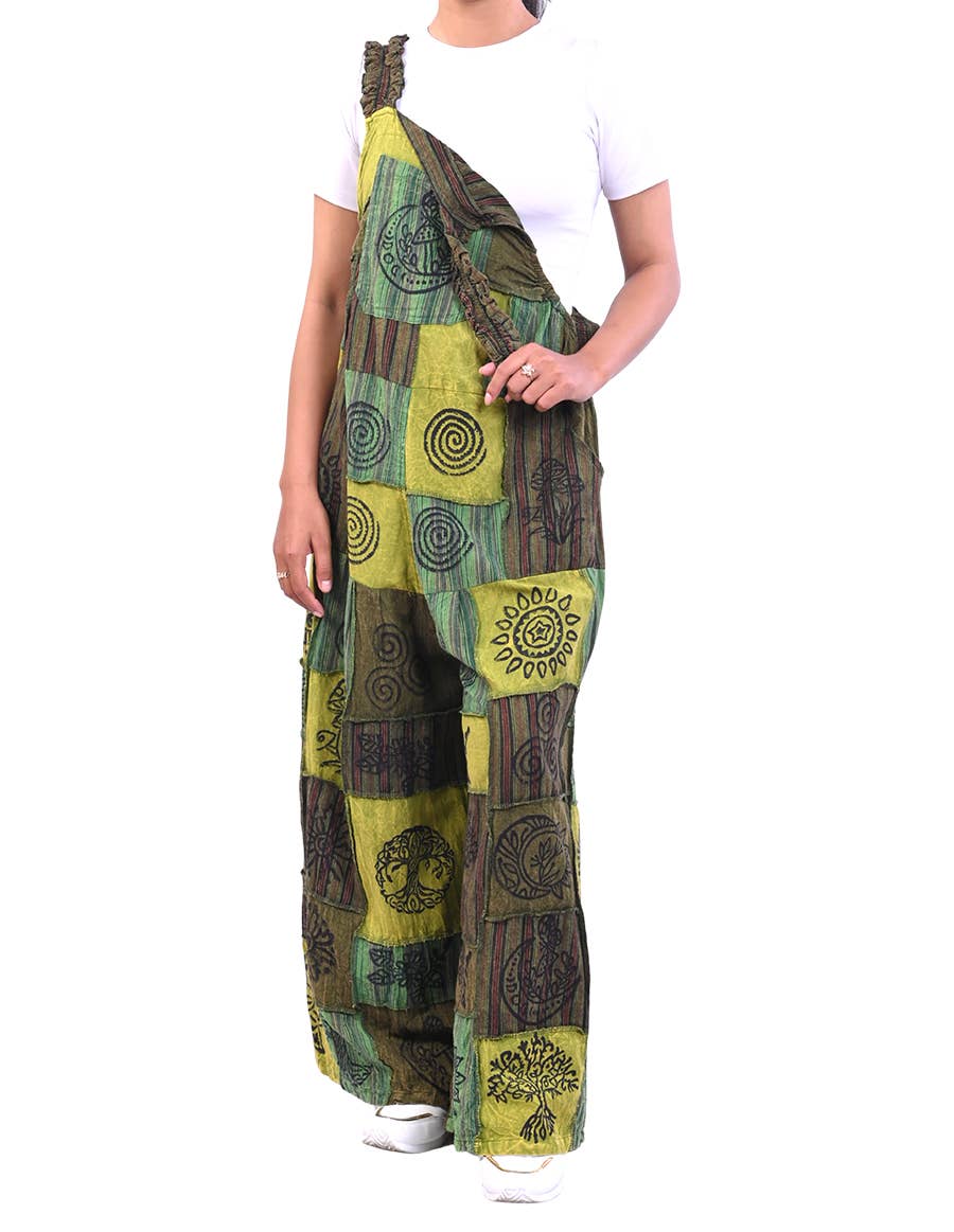 Celestial Patchwork Overall