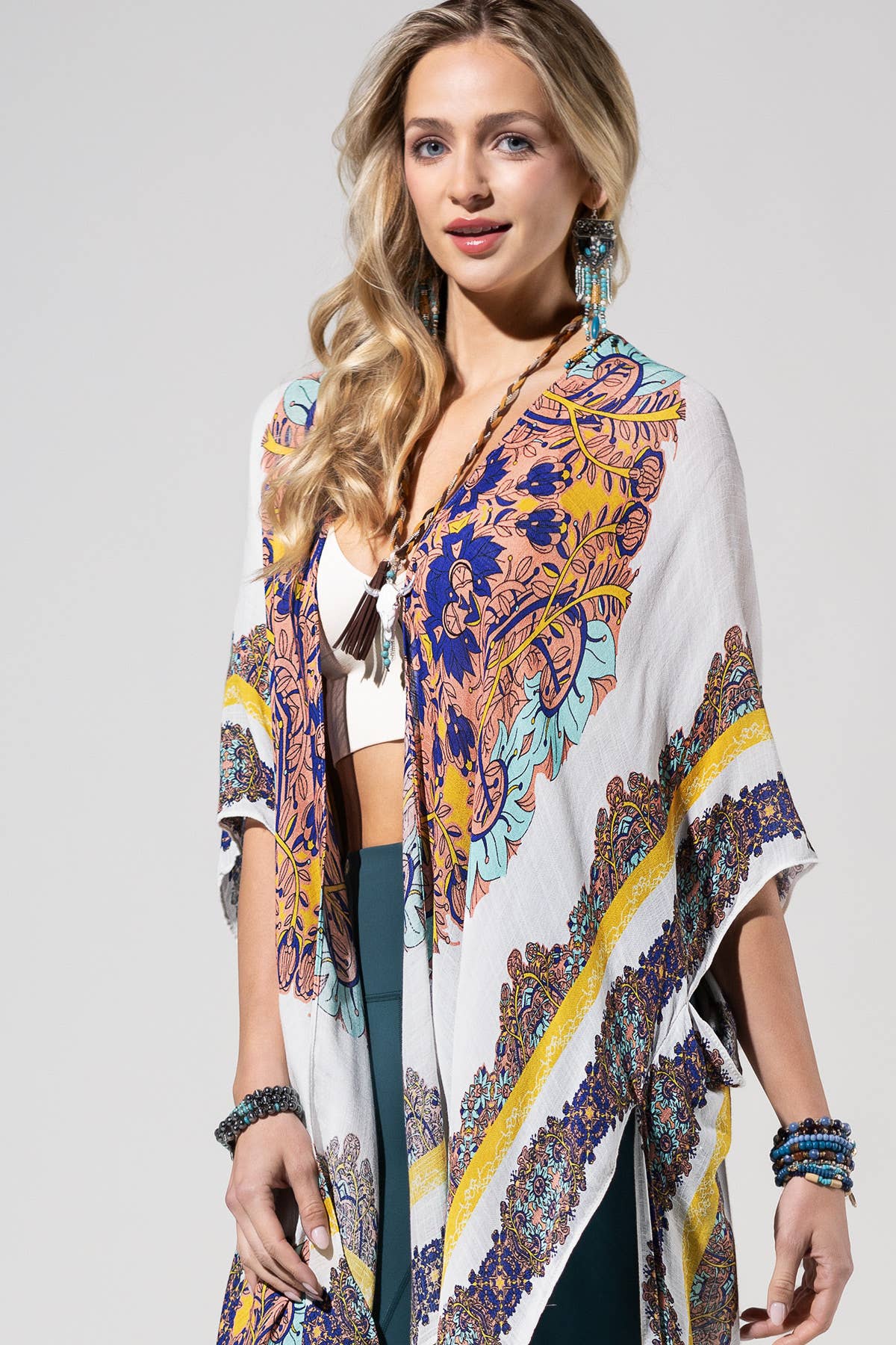 Sunburst Mandala Kimono