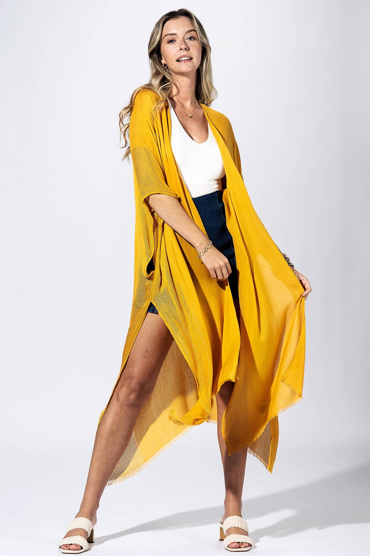 Golden Flow Kimono