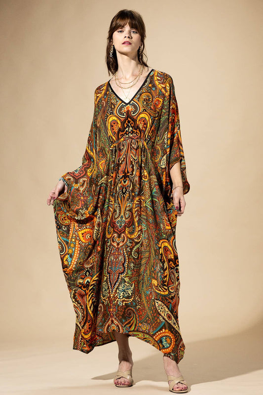 Marionette Paisley Maxi Dress